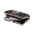 thumbnail image 4 of Elegant Rhinestone Evening Clutch for Women - Black Crystal Geometric Design with Gold Chain Strap for Wedding Party Prom, 4 of 13