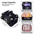 thumbnail image 3 of Skeleton Double Layered Insulated and Refrigerated Lunch Bag with Two Compartments, Large Capacity, and Hand Carry - 7.1x11.4x16.1 inches, 3 of 6