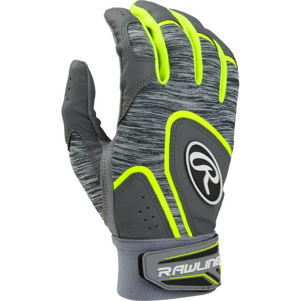 Rawlings Youth 5150 Baseball Batting Gloves, Optic Yellow