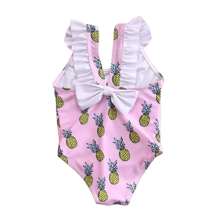 Pink pineapple one piece bathing suit 2025