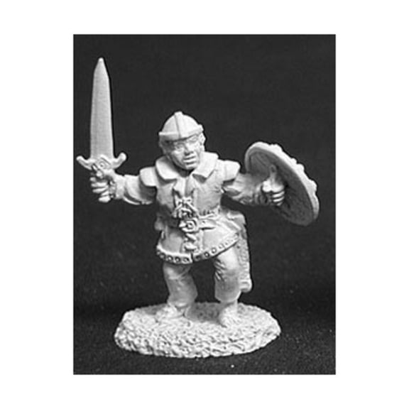 Reaper Miniatures Dar Dimplefoot Male Halfling Fighter w/Sword & Shield New