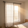thumbnail image 5 of Macrame Doorway Curtains Wall Hanging Window Curtain, Boho Wedding Decor Backdrop Macrame Valance Boho Kitchen Valance, 39" x 78.7", 5 of 6