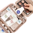 thumbnail image 4 of Neceser de viaje NISHEL Hanging Visible Makeup Rosa, 4 of 6
