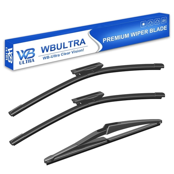WBULTRA 20" 14" 11" Beam Wiper Blades, OEM Fit, All-Season, 3-Pack