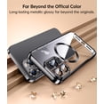 thumbnail image 3 of Funda magnética transparente para iPhone 14 Pro Max con protección total para la cámara [imanes N52 potentes n.º 1] [protección contra caídas de grado militar] Funda para teléfono para, 3 of 6
