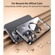 thumbnail image 3 of Funda magnética transparente para iPhone 14 Pro Max con protección total para la cámara [imanes N52 potentes n.º 1] [protección contra caídas de grado militar] Funda para teléfono para, 3 of 6