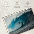 thumbnail image 6 of Elephant Stock Violent Blue Wave Wall Art - Horizontal Canvas Wall Art - Living Room Wall Decor - Beach Canvas - Gray And Teal Decor - 12" x 8", 6 of 8