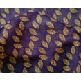 thumbnail image 4 of oneOone Silk Tabby Fabric Leaves Block Print Sewing Fabric BTY 42 Inch Wide, 4 of 4
