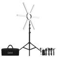 thumbnail image 1 of GVM Kit de luz de anillo con trípode Luz circular LED de 90 W con barras de luz desmontables Luz de video LED bicolor regulable ajustable 3200K ~ 5600K CRI 97+ para YouTube/maquillaje/Vlogs/transmisió, 1 of 5