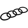 thumbnail image 2 of Audi Rings Black Edition Emblem Blackline Logo Black 27.3cm, 2 of 4
