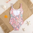 thumbnail image 7 of HAIJIE One Piece Bathing Suit Racerback Bathing Suit Swimsuit One Piece for Girlfriend Women Swimwear, 7 of 7
