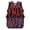 Abstract American Flag Pattern, variant on Capybara Pattern Waterproof School Backpack, Polyester Fabric Personalized Adjustable Strap Travel Ruckpack for Daily Use Daypack