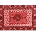 thumbnail image 1 of Ahgly Company Machine Washable Indoor Rectangle Abstract Red Modern Area Rugs, 8' x 12', 1 of 4