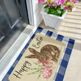 thumbnail image 3 of Easter Door Mat,Spring Bunny Egg Indoor Outdoor Non-Slip Doormat,Entryway Front Porch Rabbit Welcome Mat Colorful for Entrance Decor,30/'' x 17'''' (Happy Easter), 3 of 6