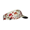 thumbnail image 2 of Gaeub Cartoon Mushrooms Sun Visor Hats with Empty Top and Adjustable, UV Protection for Golf Tennis Cycling Running, 2 of 8
