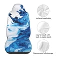 thumbnail image 5 of Pofeuu Blue White Fluid Art Print Automotive Car Seat Covers Flat Cloth Full Set Seat Covers,Car Seat Covers front seats for Cars Trucks and SUVs(Two packs), 5 of 7