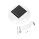 thumbnail image 1 of Lámpara de pared solar para exteriores con 3 LED, luz blanca cálida para cercas, canalones, jardines, patios y techos., 1 of 7