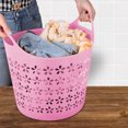 thumbnail image 1 of Fiudx Ofertas Del Día Cesta De Ropa Sucia Portátil, Cesta De Almacenamiento De Ropa Sucia, Estante Grande Para Ropa, Cesta De Lavandería, Cesta Hueca Para Ropa Sucia De Baño, 1 of 6