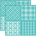 thumbnail image 2 of 2Pcs 8.6x8.6 Inch Self-Adhesive Silk Screen Printing Stencil Buffalo Plaid Silk Screen Stencil, 2 of 9