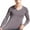 Gray, variant on IROINNID Button Down Shirts for Men Slim Thin Thermal Underwear V Neck Autumn Clothes Breathable Basic Bottoming Shirt,Gray