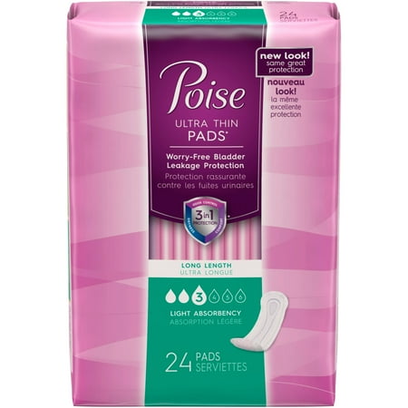 poise pads thin ultra upcitemdb length pack walmart