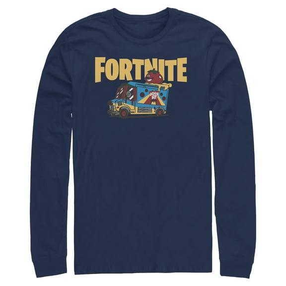 Mens Fortnite Uncle Pete's Pizza Pit Long Sleeve Shirt