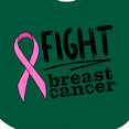 thumbnail image 4 of Inktastic Fight Breast Cancer Pink Ribbon Boys or Girls Baby Bib, 4 of 4
