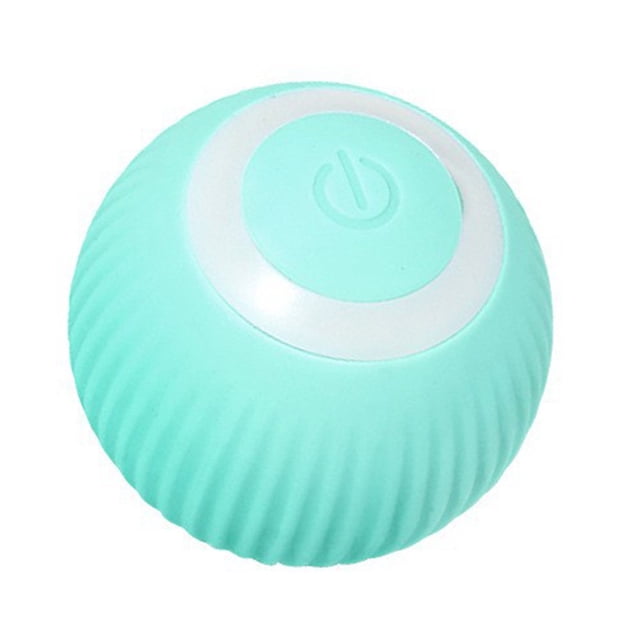 USB Rechargeable Pet Toy 360 Degree Self Rotation for Medium/Large Dog Birthday Gift Blue