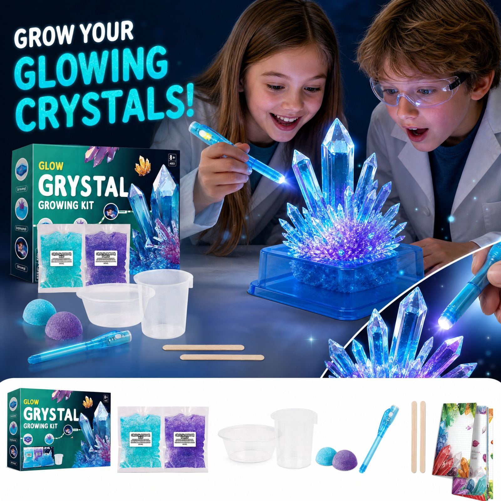 Be Amazing Toys Kids Indoor Garden Kit - Plant & Decorate Your Own