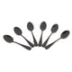 thumbnail image 5 of Cucharadas Negras Cucharadas, Mini Cucharas para Pastel de Acero Inoxidable, Cucharadas para Helado, Cucharaditas Pequeñas para Postre, Juego de 18 (Cucharas de Café Negro), 5 of 5