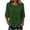 *Army Green, variant on VBVC Women's Crew Neck Puff 3/4 Sleeve Blouse , Ladies' Loose Fit Casual Tunic Top , Lightweight Summer Shirt For Women,Army Green,S-2XL