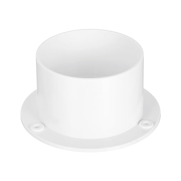 Conector de conducto Uxcell (2.9 pulgadas) - Brida de tubo de plástico ABS para sistemas de ventilación, refrigeración y calefacción