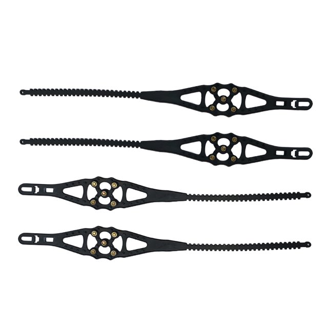 Cadenas de nieve antideslizantes para coche de TPU 2/4/6 Uds. cadena para nieve de coche para neumáticos de ancho 165-275mm
