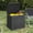 Black, variant on Dextrus 31 Gallon Weatherproof Resin Deck Box, Lockable Outdoor Storage Container, Heavy-Duty Patio Organizer for Cushions, Garden Tools, Poolside Supplies and Sports Gear, Black