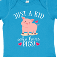 thumbnail image 4 of Inktastic Just a Kid Who Loves Pigs Boys or Girls Baby Bodysuit, 4 of 5