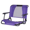 thumbnail image 2 of GCI Outdoor Big Comfort Stadium Chair with Armrests, Purple, 2 of 8