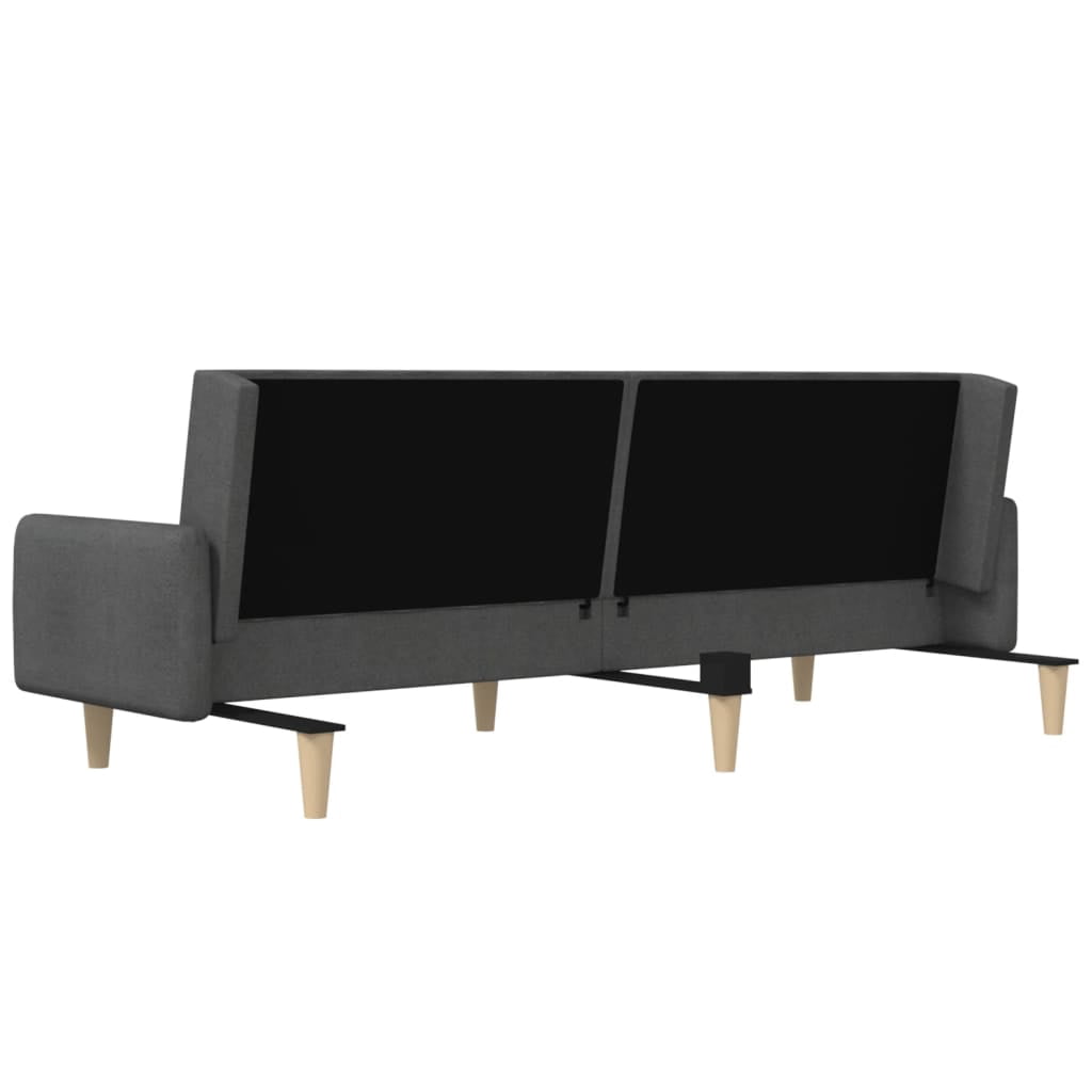 vidaXL 2-Seater Sofa Bed Accent Upholstered Loveseat Sleeper Couch Fabric