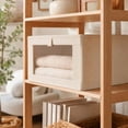 Fabric Storage Bin 15X11X7 Inch Foldable Cotton Linen Organizer Box ...