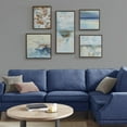 thumbnail image 5 of Madison Park Contemporary Canvas Art Prints 5 Piece Set – Blue Abstract Framed Wall Art, 5 of 5
