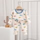 thumbnail image 1 of Ropa de otoño e invierno para niños y niñas, de licra, antibacteriana, sin huesos, pantalones largos, traje de algodón, pijama de clase A para el hogar, 1 of 3