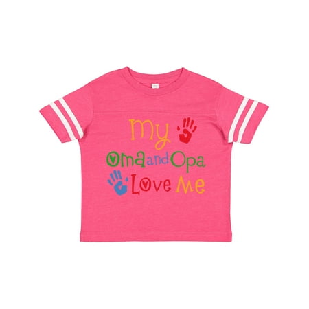 

Inktastic Oma and Opa Love Me Grandchild Gift Toddler Boy or Toddler Girl T-Shirt