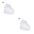 thumbnail image 1 of Naiovety Cubierta de zapatos Protector de zapatos impermeable de silicona Cubrezapatos antideslizantes resistentes al desgaste, blanco, M Type5 NO5, 1 of 6