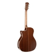 Cort Essence GA4 Auditorium Acoustic-Electric Guitar - Black Top Semi Gloss