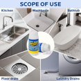 thumbnail image 5 of Sink and Drain Cleaner  Kit: -Acting Clogged Pipe Opener for Kitchen Bathroom Pipes and Floor Drains - Drain Clog Remover for Routine  Plumbing Maintenance (4 pack), 5 of 6