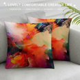 thumbnail image 3 of FANNA Abstract Art Short Plush Pillow Cover 1 Piece Set for Living Room Bedroom Outdoor Garden Sofa Decoration, Comfortable Beautiful and Practical Pillowcase Throw Pillow Cover 1PC 18x18in, 3 of 5