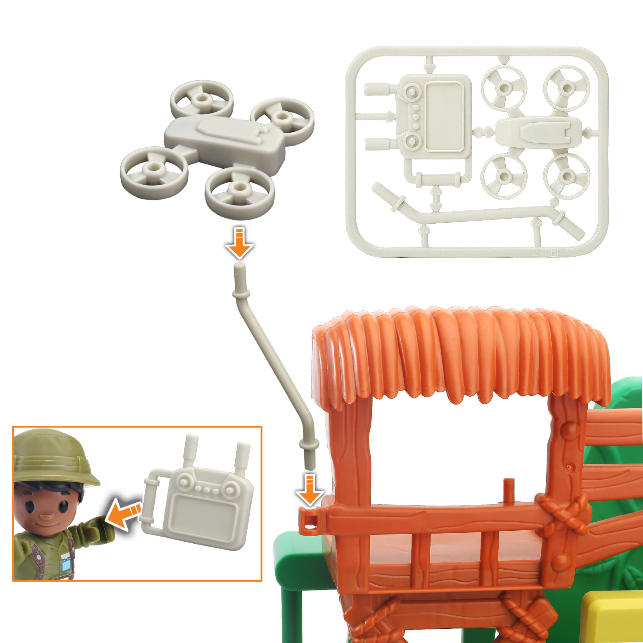 Kid Connection Dinosaur Rescue Station Playset with Lights photo 7