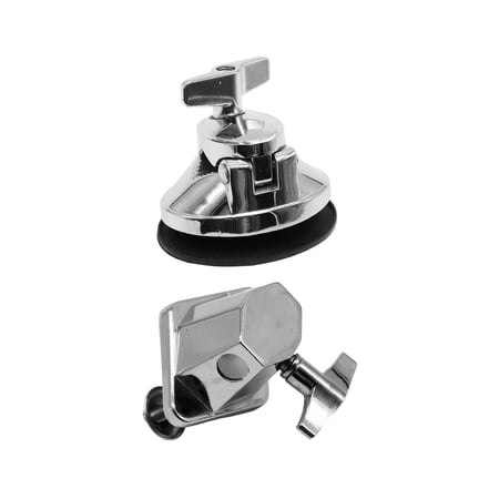 2 Floor Tom Leg Clamp Holder, Clamp Drum Kits, Mount Bracket for Floor
