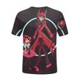 thumbnail image 5 of Hazbin Hotel Camiseta Manga Corta Cuello Redondo Estampada Moda Casual Mujer Negro/L, 5 of 5