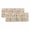 Beige Yellow, variant on 2 Panels Blue Eucalyptus Leaves Valance for Windows, Farmhouse Retro Botanical Floral Light Filtering Kitchen Curtains, Rod Pocket Window Treatment Curtain Valances for Living Room Bedroom, 42"x12"