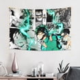 thumbnail image 2 of My Hero Academia Tapestry, Anime Wall Poster Art, Wall Tapestry For Bedroom Living Room Dorm Room, Wall Hanging For Festival Party Events Background Photography Backdrop, 60x40 Inch, 2 of 9